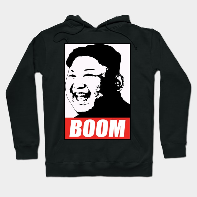 Kim Jong Un Shirt Meme Boom Hoodie by avshirtnation